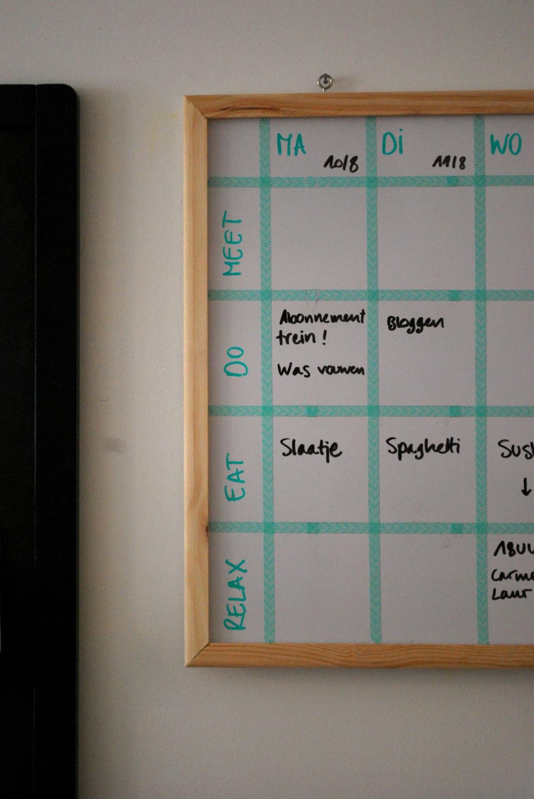 Weekplanning