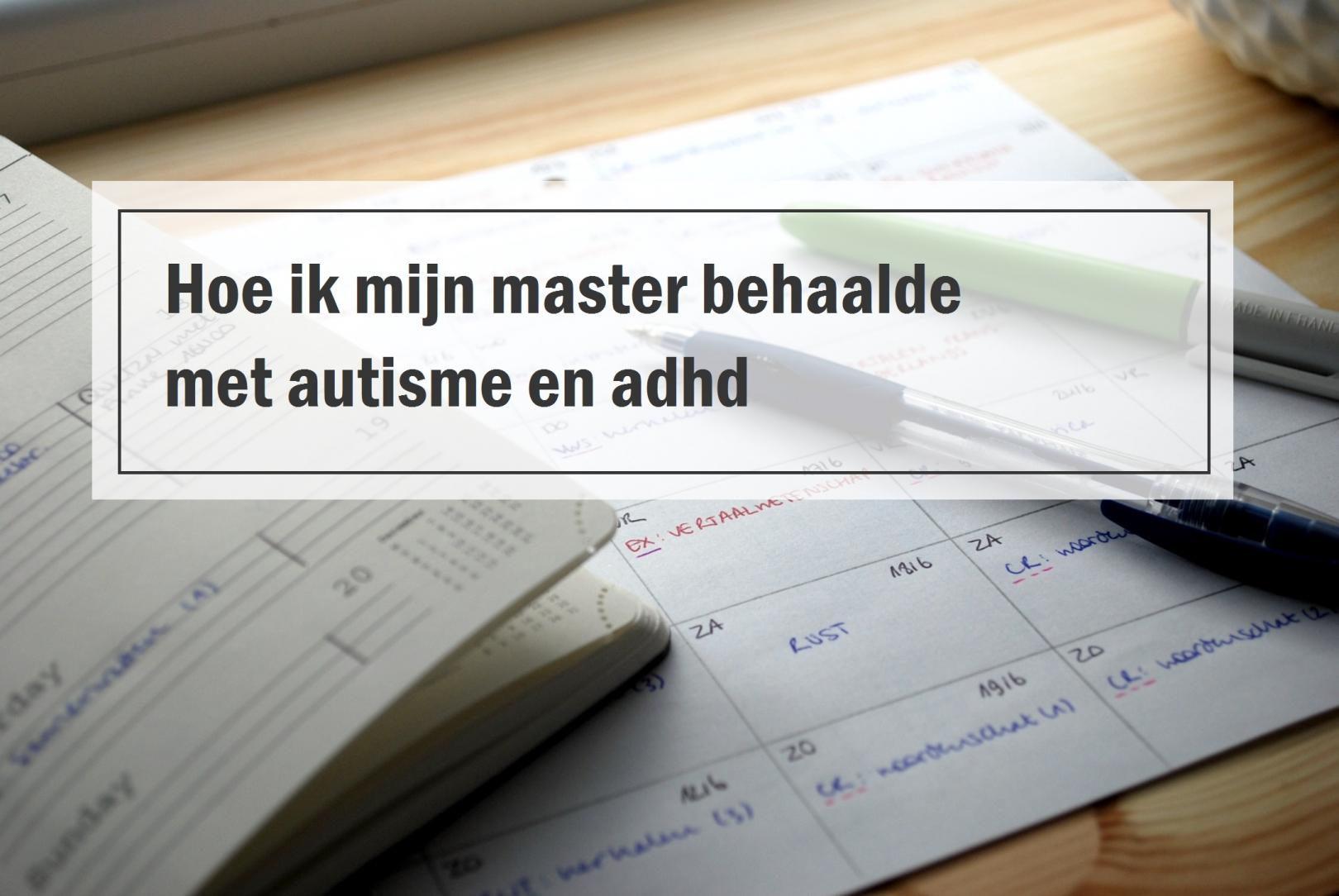 Studeren met autisme en adhd