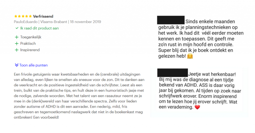 Reviews - Anders gaat ook - Elise Cordaro