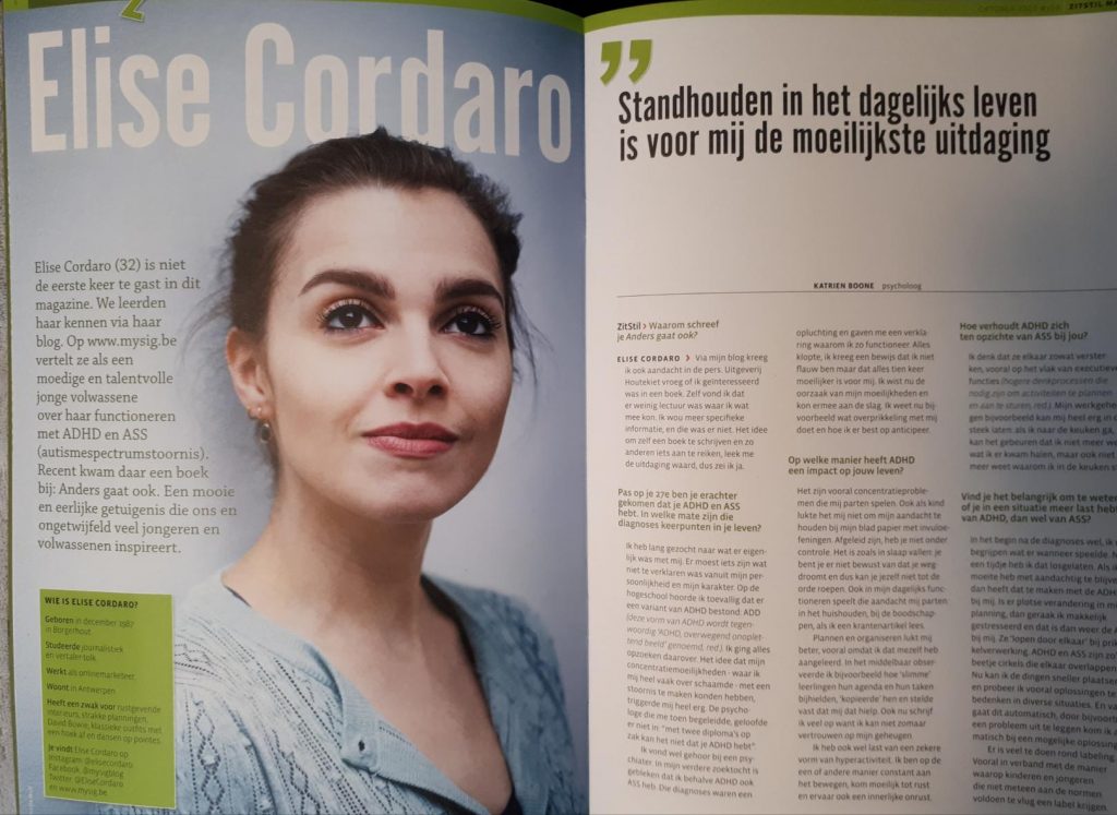 Interview Elise Cordaro - ZitStil